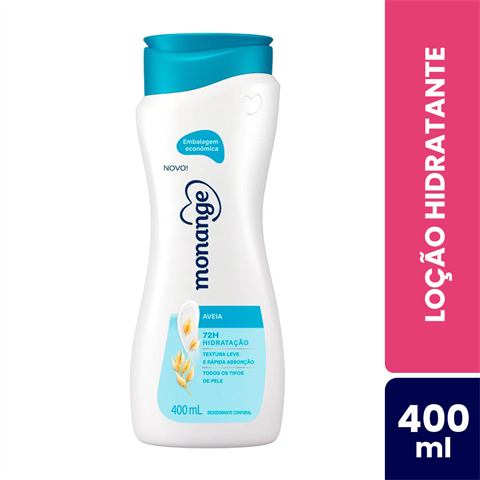 Loção Deo Hidratante Corporal Monange Aveia Com 400ml