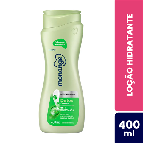 Loção Deo Hidratante Corporal Monange Detox Com 400ml