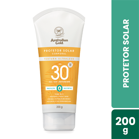 Protetor Solar Corporal Australian Gold FPS30 Com 200g