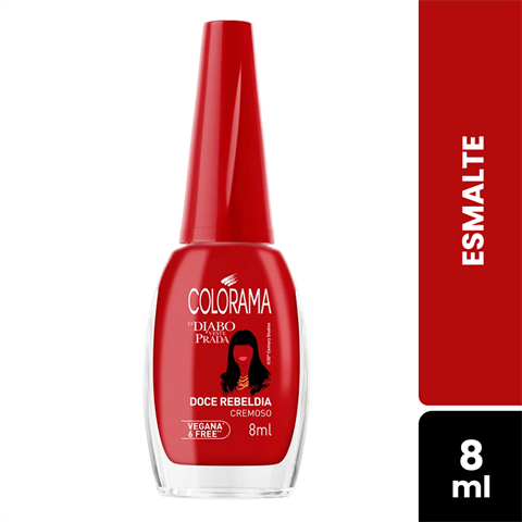 Esmalte Colorama Cremoso O Diabo Veste Prada Doce Rebeldia Blister Com 8ml