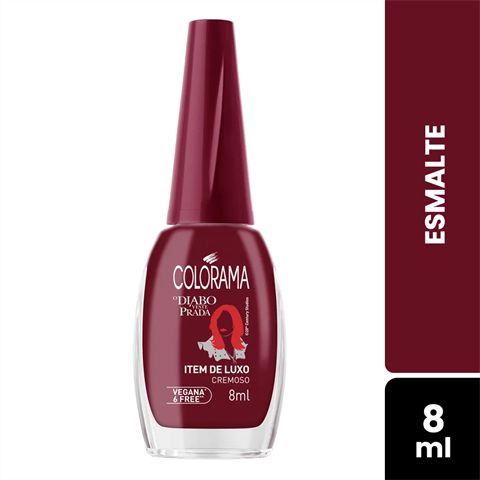 Esmalte Colorama Cremoso O Diabo Veste Prada Item De Luxo Blister Com 8ml