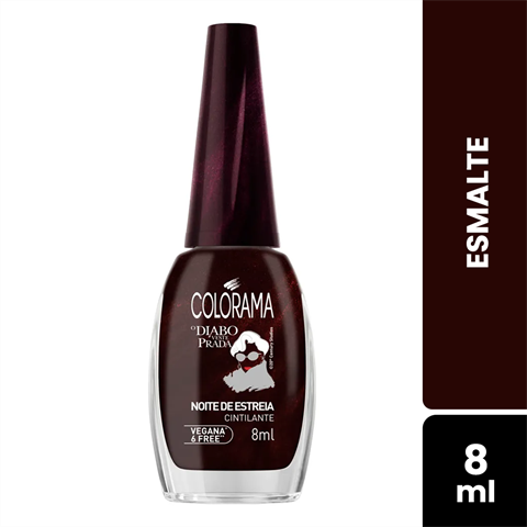 Esmalte Colorama Cintilante O Diabo Veste Prada Noite De Estreia Blister Com 8ml