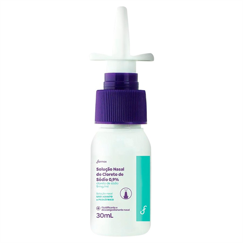 Solução Nasal Farmax Spray Cloreto De Sódio 0,9% 30ml