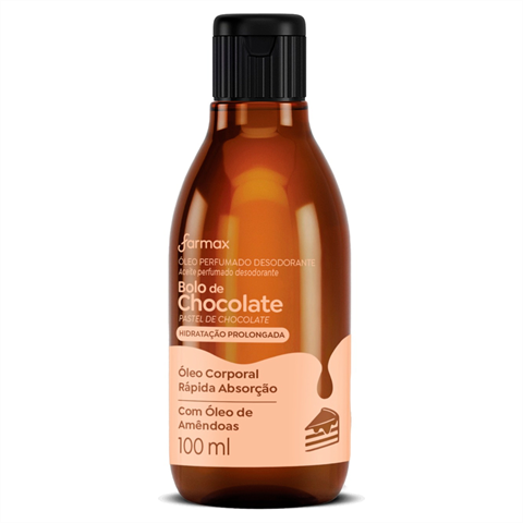Óleo Corporal Farmax Chocolate 100ml
