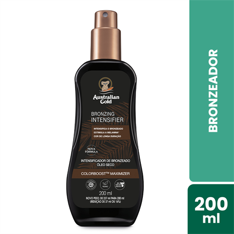 Bronzeador Australian Gold Óleo Seco Com 200ml