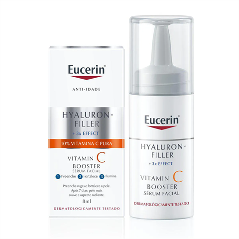 Sérum Facial Eucerin Hyaluron-Filler + 3x Effect Vitamin C Anti-Idade 30ml