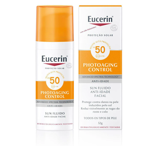 Protetor Solar Facial Eucerin Sun FPS50 Anti-Idade 50g