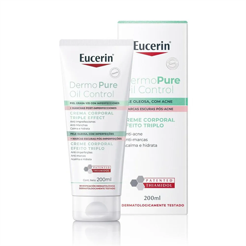 Creme Corporal Eucerin DermoPure Oil Control Triple Effect Com 200ml
