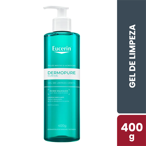 Gel De Limpeza Eucerin DermoPure Clinical Gentil Com 400g