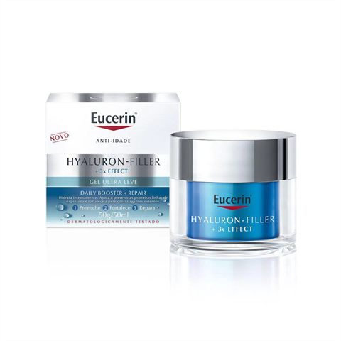 Gel Facial Eucerin Hyaluron-Filler + 3x Effect Daily Booster + Repair 50ml