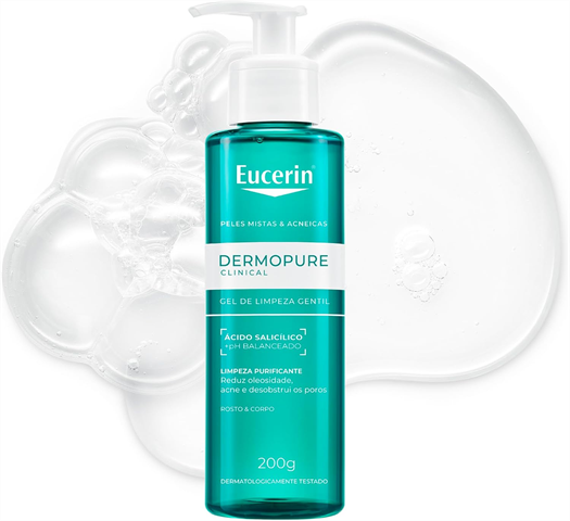 Gel De Limpeza Eucerin DermoPure Clinical Gentil 200g