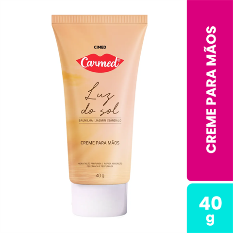 Creme Para Mãos Carmed Luz Do Sol 40g