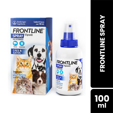 Frontline Spray Cães E Gatos 100ml