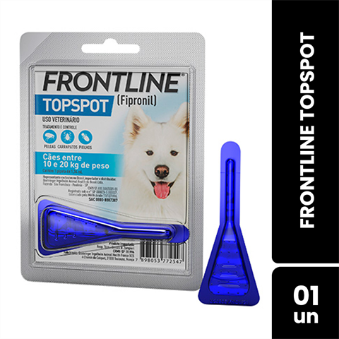 Frontline Topspot Cães De 10kg A 20kg