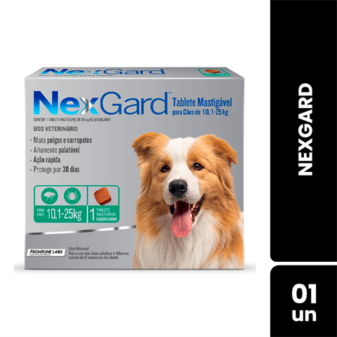 NexGard Cães De 10,1kg A 25kg