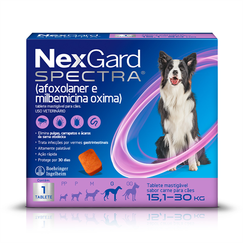 NexGard Spectra Cães De 15,1kg A 30kg