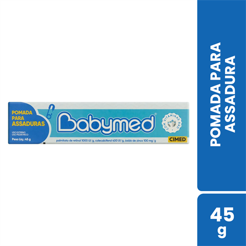 Pomada Para Assaduras Babymed Menino 45g