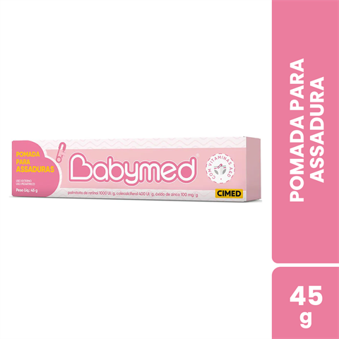 Pomada Para Assaduras Babymed Menina 45g