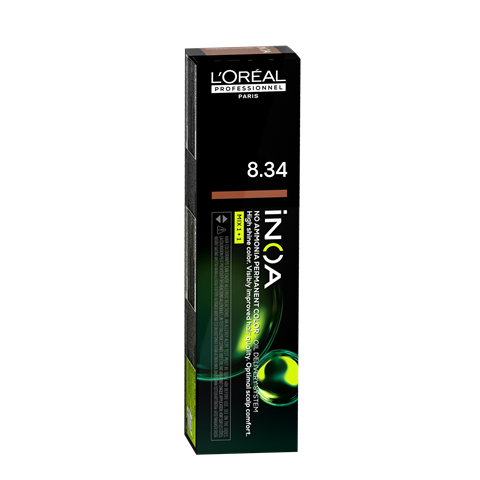 Coloração Inoa Cor 8.34 Louro Claro Acobreado Com 60g
