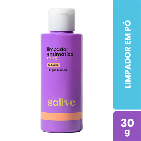Limpador Enzimático Sallve Em Pó Com 30g