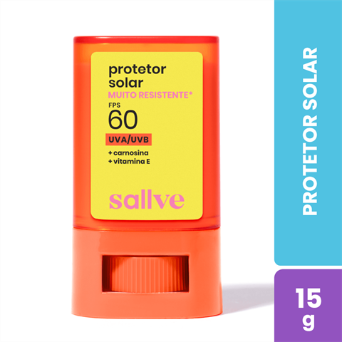 Protetor Solar Sallve Bastão FPS60 Com 15g