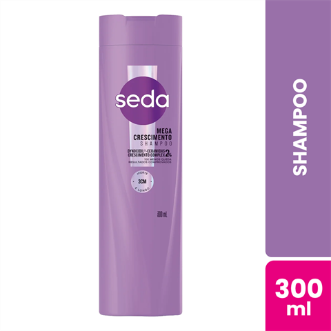 Shampoo Seda Mega Crescimento Com 300ml