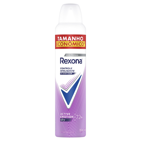Desodorante Antitranspirante Rexona Aerossol Active Emotion Dry 250ml
