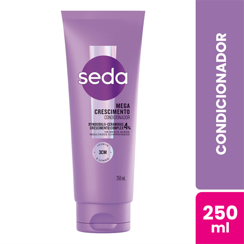 Condicionador Seda Mega Crescimento Com 250ml