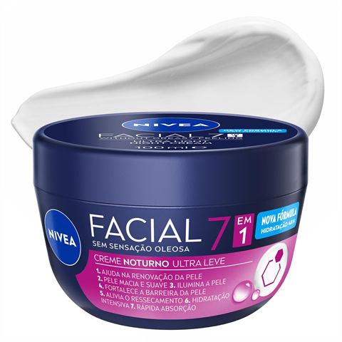 Creme Facial Nivea Noturno Com 100g