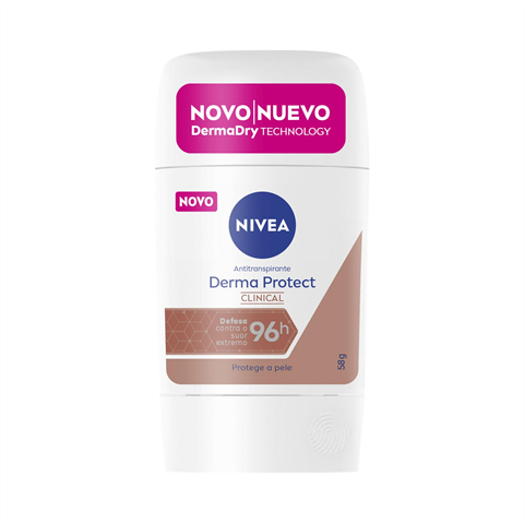 Desodorante em Barra Nivea Clinical Derma Protect Feminino Com 54g