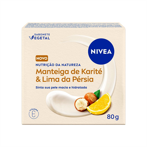 Sabonete em Barra Nivea Manteiga de Karité e Lírio da Pérsia Com 80g