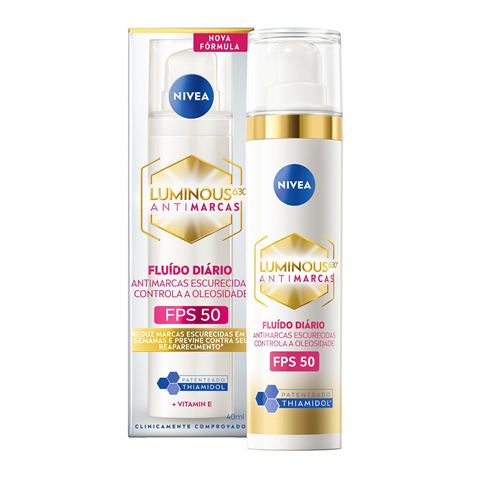 Creme Facial Nivea Cellular Luminous 630 Dia FPS 50 Com 40ml