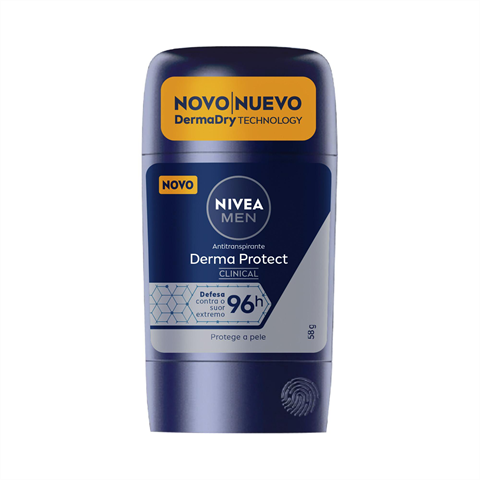 Desodorante em Barra Nivea Clinical Derma Protect Masculino Com 54g