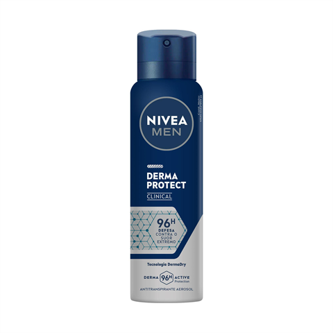 Desodorante Aerossol Nivea Clinical Derma Protect Masculino Com 150ml