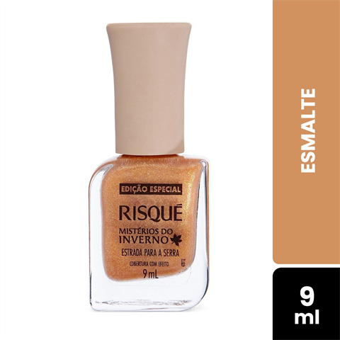 Esmalte Risqué Cobertura Com Efeito Mistérios Do Inverno Estrada Para A Serra Com 9ml