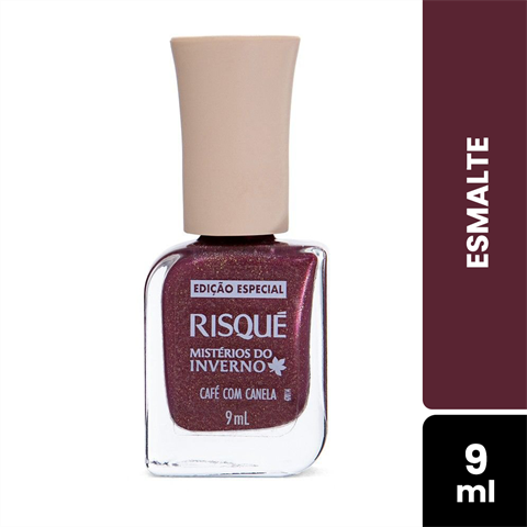 Esmalte Risqué Mistérios Do Inverno Cafe Com Canela Com 9ml
