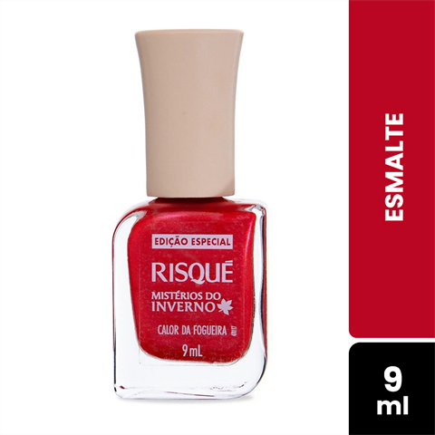 Esmalte Risqué Mistérios Do Inverno Calor Da Fogueira Com 9ml