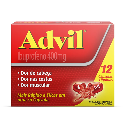 Advil 400mg C/12 Cápsulas