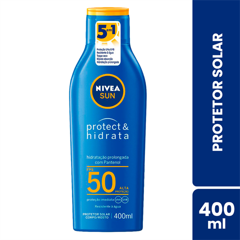 Protetor Solar Nivea Sun Protect & Hidrata FPS50 Com 400ml