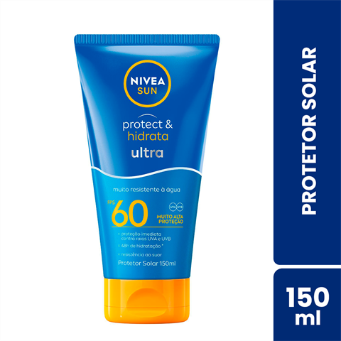 Protetor Solar Nivea Sun Protect & Hidrata Ultra FPS60 Com 150ml