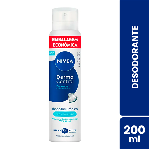 Desodorante Antitranspirante Nivea Aerossol Defende Feminino Com 200ml