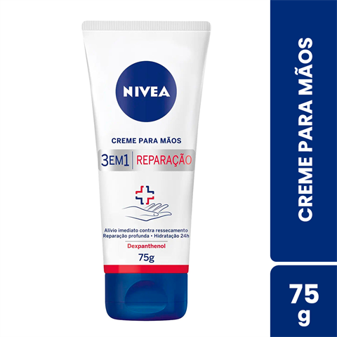 Creme Para Mãos Nivea Reparação Com 75g