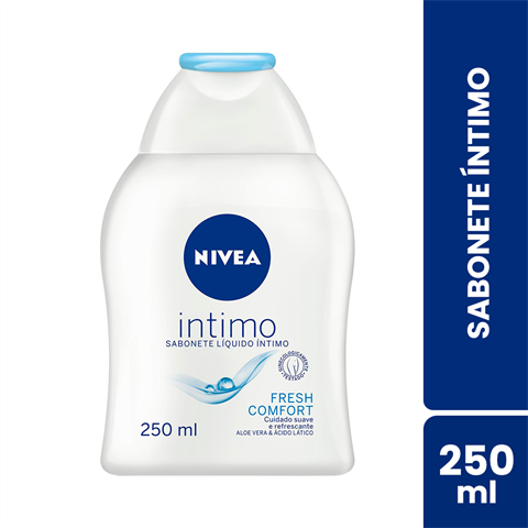 Sabonete Líquido Íntimo Nivea Fresh Comfort Com 250ml