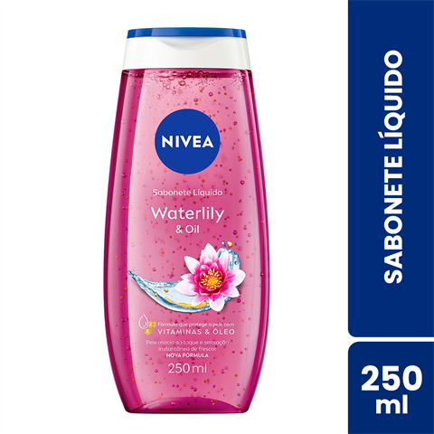 Sabonete Líquido Nivea Waterlily & Oil Com 250ml