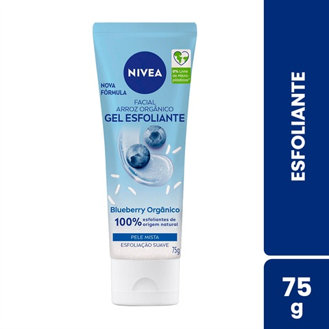 Esfoliante Facial Nivea Blueberry Orgânico Com 75g