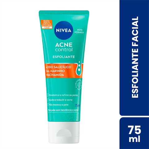 Esfoliante Facial Nivea Acne Control Com 75ml