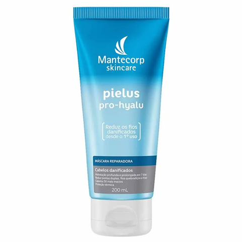 Máscara Capilar Mantecorp Skincare Pielus Pro-hyalu Reparador Com 200ml