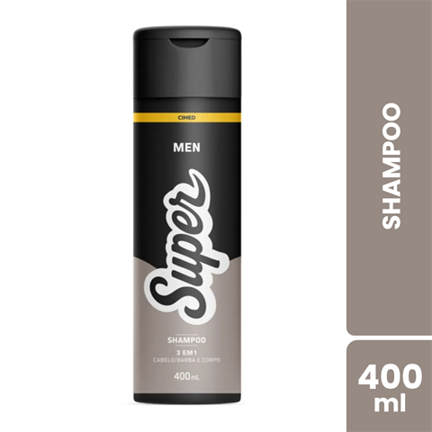 Shampoo Cimed Super 3 Em 1 Com 400ml