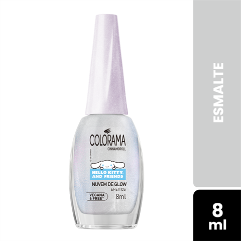 Esmalte Colorama Hello Kitty And Friends Efeitos Nuvem De Glow Com 8ml