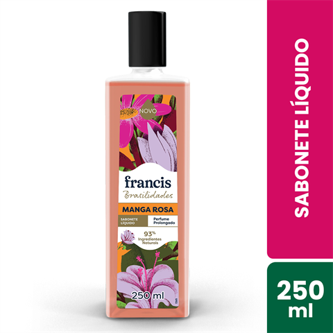 Sabonete Líquido Francis Brasilidades Manga Rosa Com 250ml